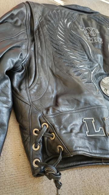 ☆ダブルライダースジャケット☆made in USA 本革 サイズ(LL〜3L) 美品 < 男性ファッション ☆ダブルライダースジャケット☆made in USA 本革 サイズ(LL〜3L) 美品 < 男性ファッションの