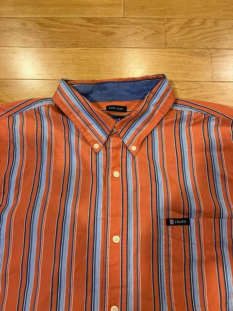 CHAPS  ラルフローレン 超大きいsize XXLストライプ長袖シャツAC < ブランド  CHAPS  ラルフローレン 超大きいsize XXLストライプ長袖シャツAC < ブランドの