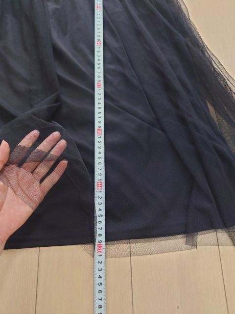 CLASSICAL ELF フレンチスリーブドッキングチュールワンピース < 女性ファッション  CLASSICAL ELF フレンチスリーブドッキングチュールワンピース < 女性ファッションの