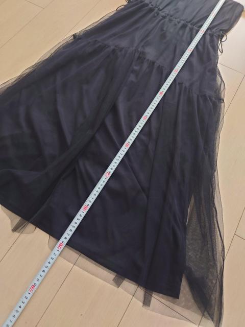 CLASSICAL ELF フレンチスリーブドッキングチュールワンピース < 女性ファッション  CLASSICAL ELF フレンチスリーブドッキングチュールワンピース < 女性ファッションの