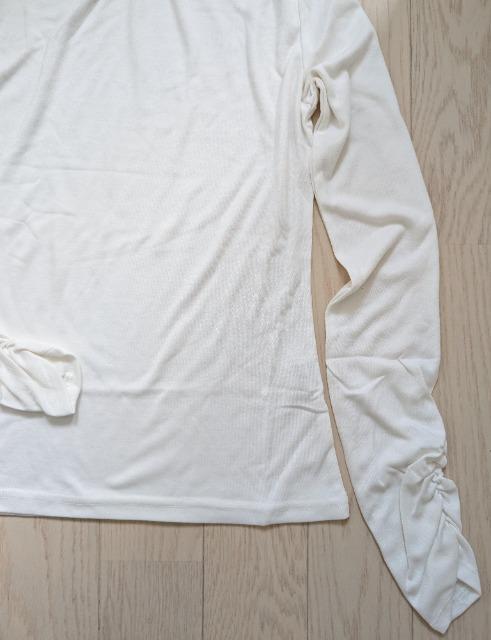 L★くしゅくしゅ袖★指穴★タートルネックトップス★新品★送料無料 < 女性ファッション L★くしゅくしゅ袖★指穴★タートルネックトップス★新品★送料無料 < 女性ファッションの