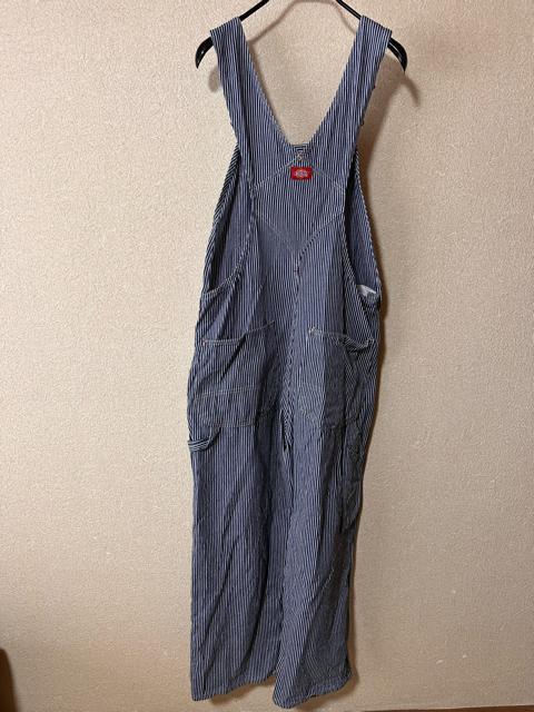 �yDickies�z�Ò� �q�b�R���[ �X�g���C�v�@�I�[�o�[�I�[�� 34�~30 �� �j���t�@�b�V������ 