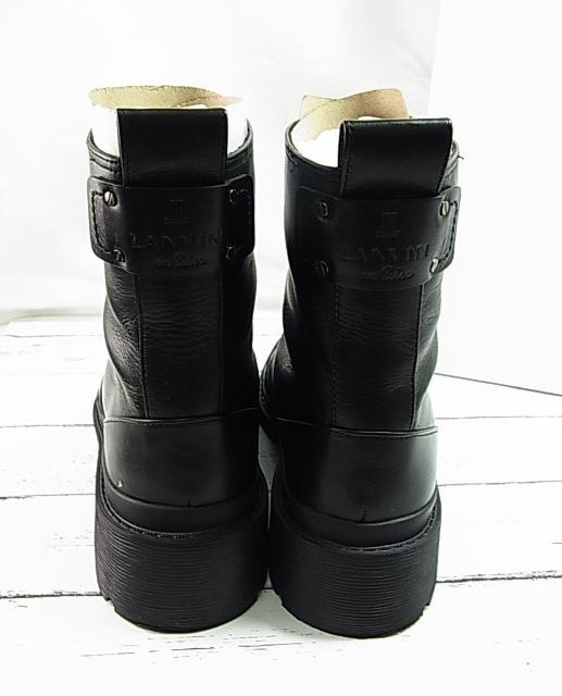 �y���K�i�E�ɔ��i�zLANVIN en Bleu �����o���I���u���[�@���U�[�G���W�j�A�u�[�c�@24cm�@���t�� �� �u�����h�� 