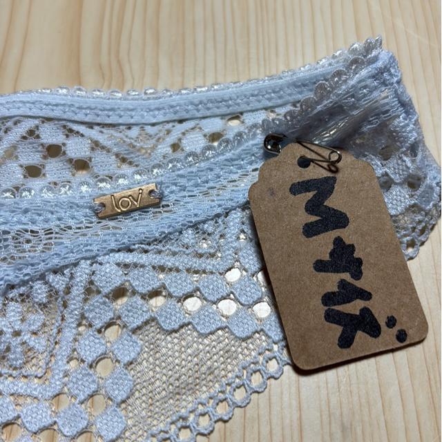 新品未着用★Mサイズ★Tバック総レース ショーツ★淡ブルー < 女性ファッション 新品未着用★Mサイズ★Tバック総レース ショーツ★淡ブルー < 女性ファッションの