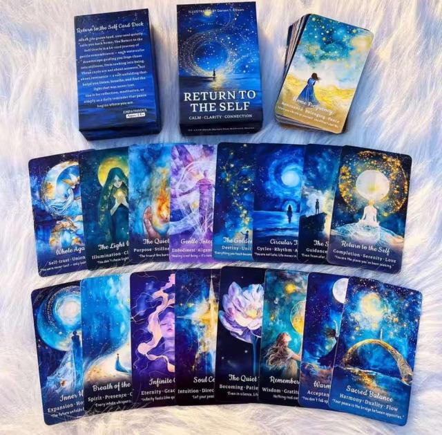 リターントゥザセルフ オラクルカード 54枚組 12×7cm スピリチュアルガイド < 本/雑誌 リターントゥザセルフ オラクルカード 54枚組 12×7cm スピリチュアルガイド < 本/雑誌の