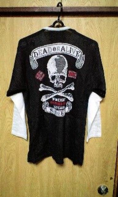 新品Roenロエン エンブレムスカル織レイヤードカットソー 46 < ブランド  新品Roenロエン エンブレムスカル織レイヤードカットソー 46  < ブランドの