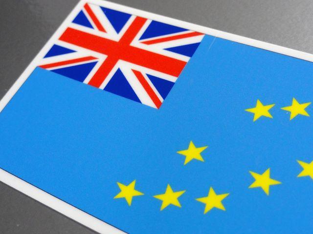 1■ツバル国旗ステッカー1枚 シール ☆即買!■ < レジャー/スポーツ 1■ツバル国旗ステッカー1枚 シール ☆即買!■ < レジャー/スポーツの