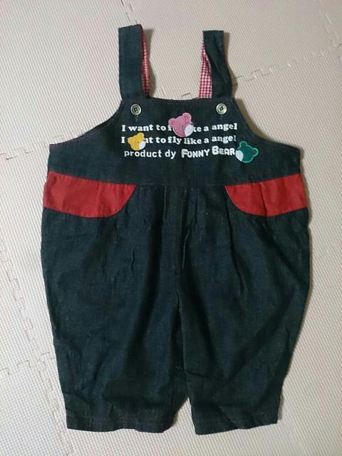 90  つなぎデニム生地  美品 < キッズ/ベビー  90  つなぎデニム生地  美品  < キッズ/ベビーの