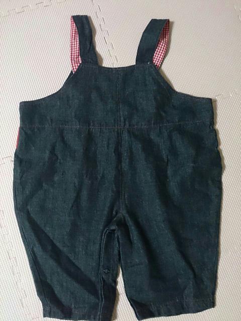 90  つなぎデニム生地  美品 < キッズ/ベビー  90  つなぎデニム生地  美品 < キッズ/ベビーの