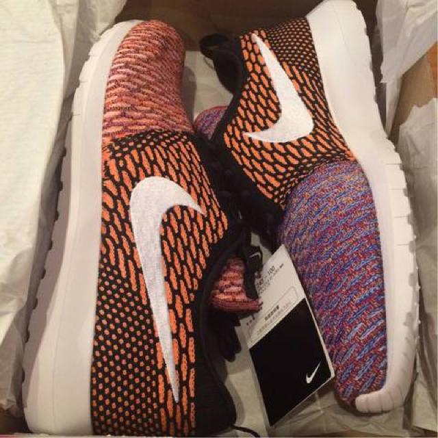NIKE FLYKNIT ROSHERUN RANDOM 28.5cm tCjbg [V   uh 