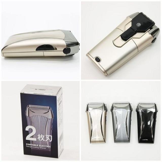 2枚刃 メンズシェーバー モミアゲ ポータブルヒゲ剃り SL-700 < 家電/AV  2枚刃 メンズシェーバー モミアゲ ポータブルヒゲ剃り SL-700 < 家電/AVの