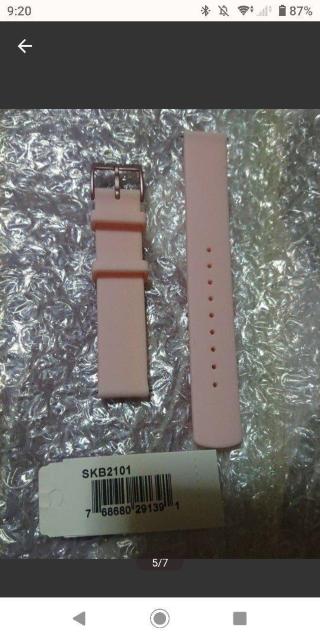 SKAGEN スカーゲン ウォッチストラップ レディース シリコンゴム腕時計替えベルト ピンク 未使用 < 女性アクセサリー/時計  SKAGEN スカーゲン ウォッチストラップ レディース シリコンゴム腕時計替えベルト ピンク 未使用 < 女性アクセサリー/時計の