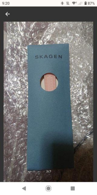 SKAGEN スカーゲン ウォッチストラップ レディース シリコンゴム腕時計替えベルト ピンク 未使用 < 女性アクセサリー/時計  SKAGEN スカーゲン ウォッチストラップ レディース シリコンゴム腕時計替えベルト ピンク 未使用 < 女性アクセサリー/時計の