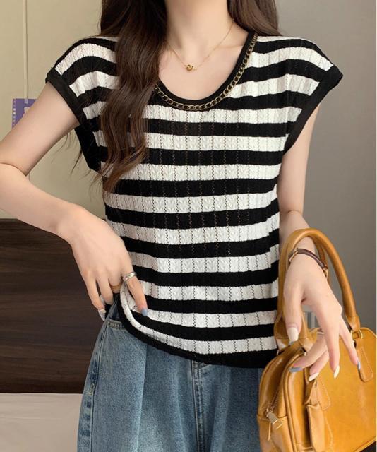 送料無料 新品 ニットTシャツ フレンチスリーブ 着回し < 女性ファッション  送料無料 新品 ニットTシャツ フレンチスリーブ 着回し < 女性ファッションの