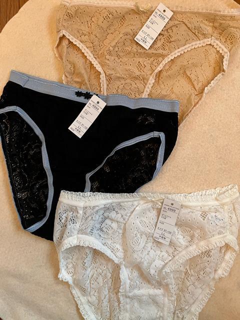 LLサイズ!3枚セット!ソフトレース素材!ストレッチ!エレガント!ショーツ! < 女性ファッション  LLサイズ!3枚セット!ソフトレース素材!ストレッチ!エレガント!ショーツ!  < 女性ファッションの