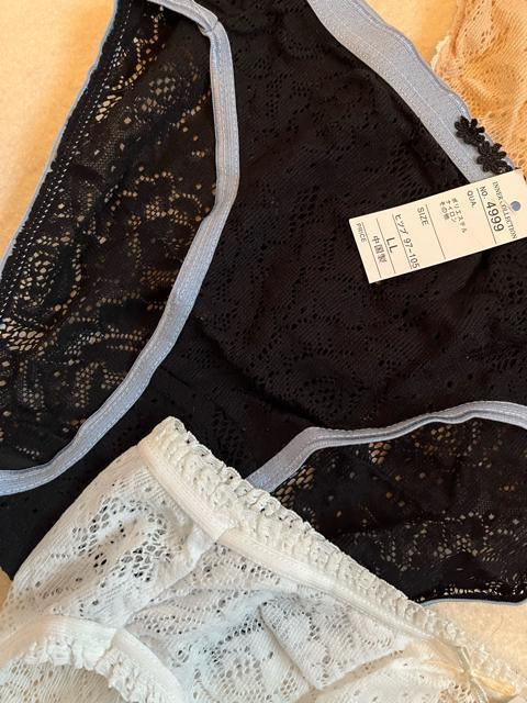 LLサイズ!3枚セット!ソフトレース素材!ストレッチ!エレガント!ショーツ! < 女性ファッション  LLサイズ!3枚セット!ソフトレース素材!ストレッチ!エレガント!ショーツ! < 女性ファッションの