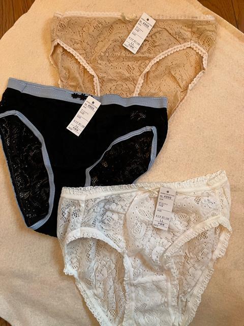 LLサイズ!3枚セット!ソフトレース素材!ストレッチ!エレガント!ショーツ! < 女性ファッション  LLサイズ!3枚セット!ソフトレース素材!ストレッチ!エレガント!ショーツ! < 女性ファッションの