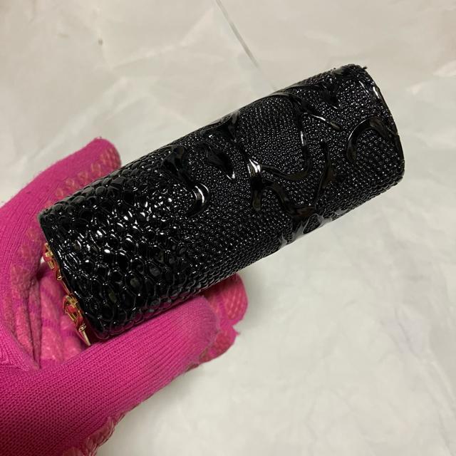 【未使用品】【ノーブランド扱い】 リザード / エナメル / Wジップ ミニ財布 < 女性ファッション 【未使用品】【ノーブランド扱い】 リザード / エナメル / Wジップ ミニ財布 < 女性ファッションの