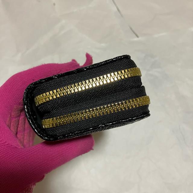 【未使用品】【ノーブランド扱い】 リザード / エナメル / Wジップ ミニ財布 < 女性ファッション 【未使用品】【ノーブランド扱い】 リザード / エナメル / Wジップ ミニ財布 < 女性ファッションの