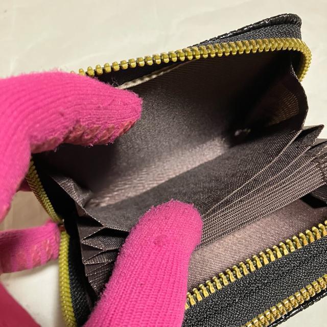 【未使用品】【ノーブランド扱い】 リザード / エナメル / Wジップ ミニ財布 < 女性ファッション 【未使用品】【ノーブランド扱い】 リザード / エナメル / Wジップ ミニ財布 < 女性ファッションの