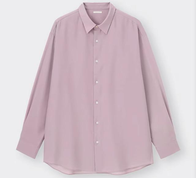 【MENS】GU★イージーケア シアー オーバーサイズ シャツ < ブランド  【MENS】GU★イージーケア シアー オーバーサイズ シャツ  < ブランドの