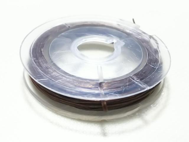 cocco★水晶の線 0.8mm(濃茶)小巻 < 女性アクセサリー/時計 cocco★水晶の線 0.8mm(濃茶)小巻 < 女性アクセサリー/時計の