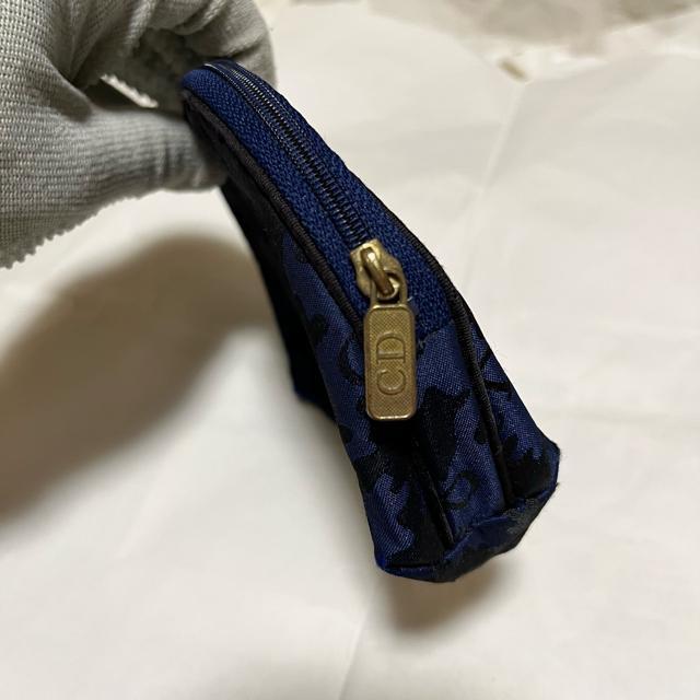 希少 Christian Dior ヴィンテージ ポーチ 千鳥格子 CDロゴ 化粧ポーチ 小物入れ ディオール ネイビー < ブランド 希少 Christian Dior ヴィンテージ ポーチ 千鳥格子 CDロゴ 化粧ポーチ 小物入れ ディオール ネイビー < ブランドの