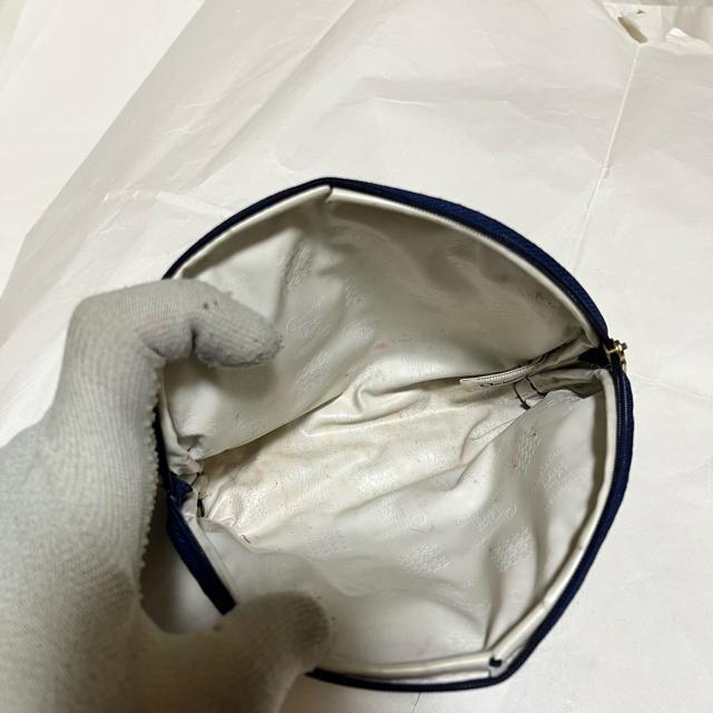 希少 Christian Dior ヴィンテージ ポーチ 千鳥格子 CDロゴ 化粧ポーチ 小物入れ ディオール ネイビー < ブランド 希少 Christian Dior ヴィンテージ ポーチ 千鳥格子 CDロゴ 化粧ポーチ 小物入れ ディオール ネイビー < ブランドの