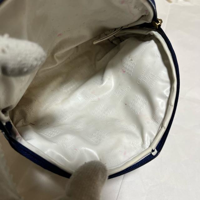 希少 Christian Dior ヴィンテージ ポーチ 千鳥格子 CDロゴ 化粧ポーチ 小物入れ ディオール ネイビー < ブランド 希少 Christian Dior ヴィンテージ ポーチ 千鳥格子 CDロゴ 化粧ポーチ 小物入れ ディオール ネイビー < ブランドの