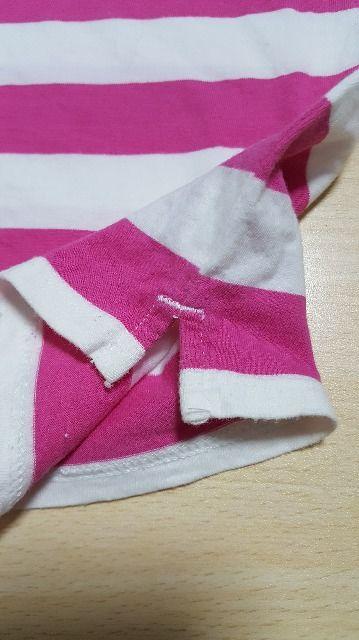 GAP★ピンクのボーダー★XS(5才110cm ) < ブランド  GAP★ピンクのボーダー★XS(5才110cm ) < ブランドの