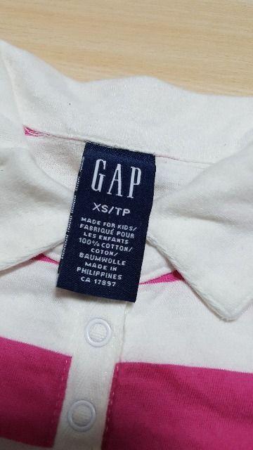 GAP★ピンクのボーダー★XS(5才110cm ) < ブランド  GAP★ピンクのボーダー★XS(5才110cm ) < ブランドの