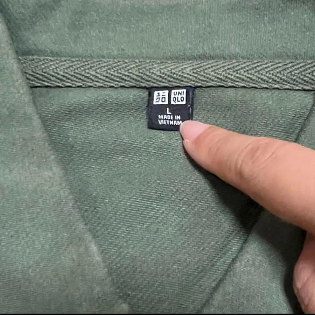 【美品】半袖プルオーバーシャツ/UNIQLO/カーキ/メンズL < 男性ファッション 【美品】半袖プルオーバーシャツ/UNIQLO/カーキ/メンズL < 男性ファッションの