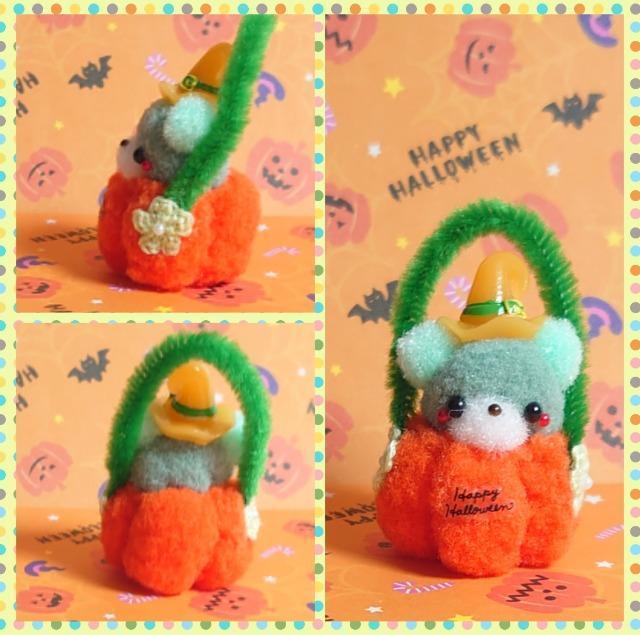ハンドメイド♪ポンポンマスコット☆カボチャinプチくまちゃん☆C < ペット/手芸/園芸  ハンドメイド♪ポンポンマスコット☆カボチャinプチくまちゃん☆C < ペット/手芸/園芸の