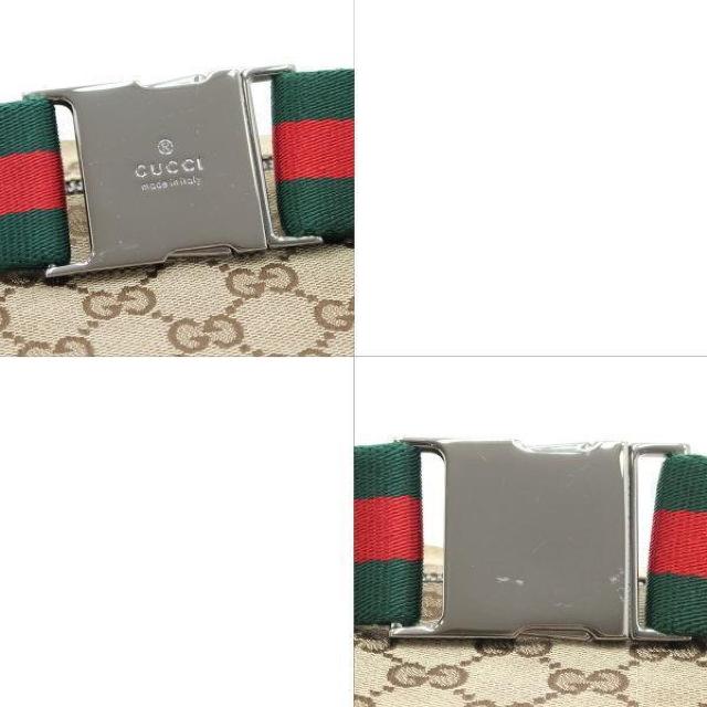 ◆ 本物 美品 ◆ GUCCI グッチ ウエストバッグ ウエストポーチ ボディバッグ シェリー 茶 GG 保存袋 人気 28566 < ブランド  ◆ 本物 美品 ◆ GUCCI グッチ ウエストバッグ ウエストポーチ ボディバッグ シェリー 茶 GG 保存袋 人気 28566 < ブランドの