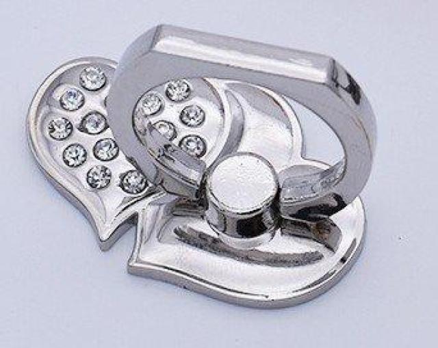 【新品】ハート型スマホリング シルバー < 家電/AV  【新品】ハート型スマホリング シルバー  < 家電/AVの