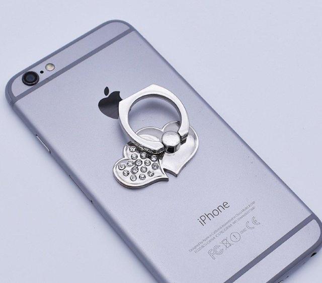 【新品】ハート型スマホリング シルバー < 家電/AV  【新品】ハート型スマホリング シルバー < 家電/AVの