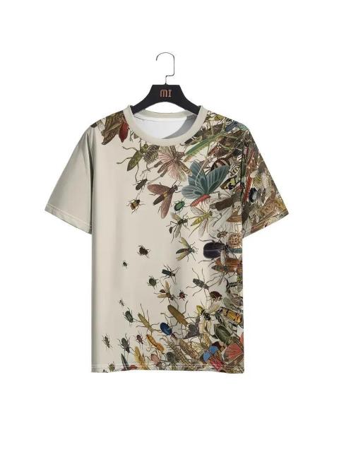 爆ヤス価格890円★メンズ昆虫プリント半袖Tシャツ  鮮やかなカブトムシ&トンボデ、軽量ポリエステルUSAサイズS(日本サイズL) < 男性ファッション  爆ヤス価格890円★メンズ昆虫プリント半袖Tシャツ  鮮やかなカブトムシ&トンボデ、軽量ポリエステルUSAサイズS(日本サイズL) < 男性ファッションの