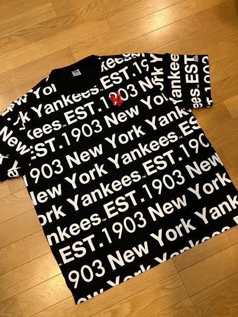 ニューヨーク・ヤンキース 総柄Tシャツ 大きいsize2XL used美品 < 男性ファッション  ニューヨーク・ヤンキース 総柄Tシャツ 大きいsize2XL used美品  < 男性ファッションの