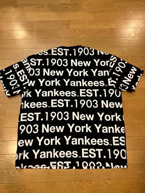 ニューヨーク・ヤンキース 総柄Tシャツ 大きいsize2XL used美品 < 男性ファッション  ニューヨーク・ヤンキース 総柄Tシャツ 大きいsize2XL used美品 < 男性ファッションの