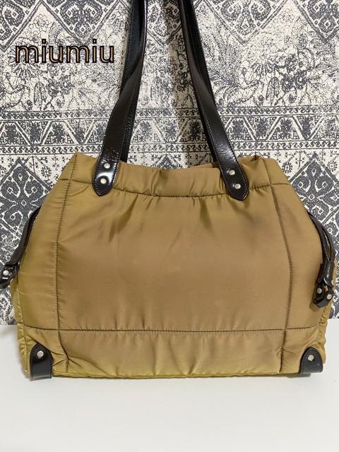 【良品】miumiu ミュウミュウ ショルダーバッグ トートバッグ 肩掛けかばん < ブランド  【良品】miumiu ミュウミュウ ショルダーバッグ トートバッグ 肩掛けかばん  < ブランドの