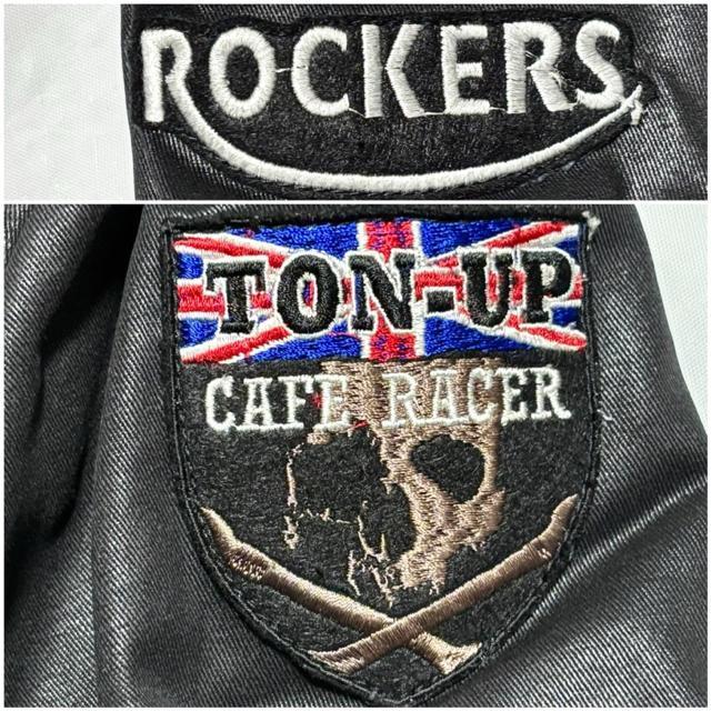 美品 ACE CAFE LONDON エースカフェ 定価4万円程 ライダース ジャケット XL スカル ロック バイカーミリタリー < 男性ファッション 美品 ACE CAFE LONDON エースカフェ 定価4万円程 ライダース ジャケット XL スカル ロック バイカーミリタリー < 男性ファッションの