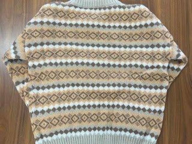 ノルディック柄 セーター イエロー < 女性ファッション ノルディック柄 セーター イエロー < 女性ファッションの