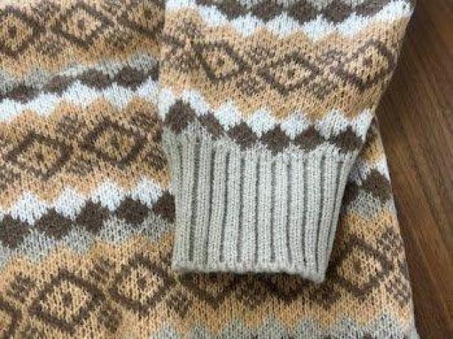 ノルディック柄 セーター イエロー < 女性ファッション ノルディック柄 セーター イエロー < 女性ファッションの