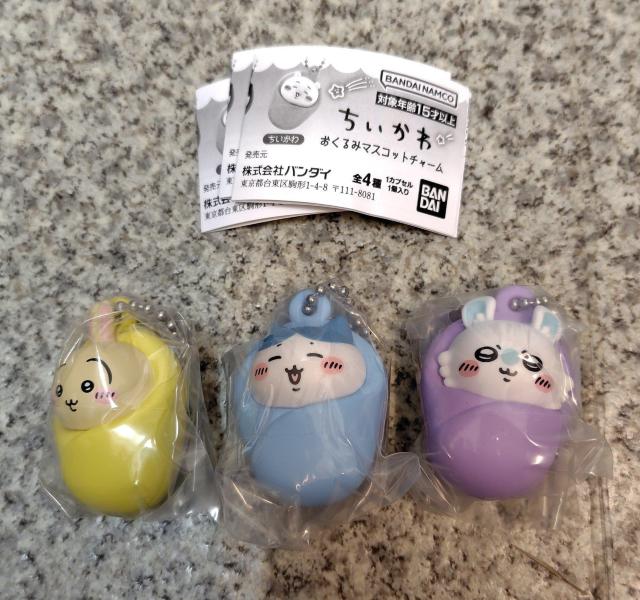 送料無料!ちいかわ おくるみマスコット 3種セット ガシャポン ガチャガチャ カプセルトイ < ホビー 送料無料!ちいかわ おくるみマスコット 3種セット ガシャポン ガチャガチャ カプセルトイ < ホビーの