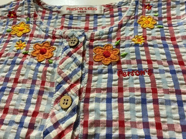 匿名配送 personskids   サイズ100 半袖ワンピース  チェック柄 < キッズ/ベビー  匿名配送 personskids   サイズ100 半袖ワンピース  チェック柄 < キッズ/ベビーの