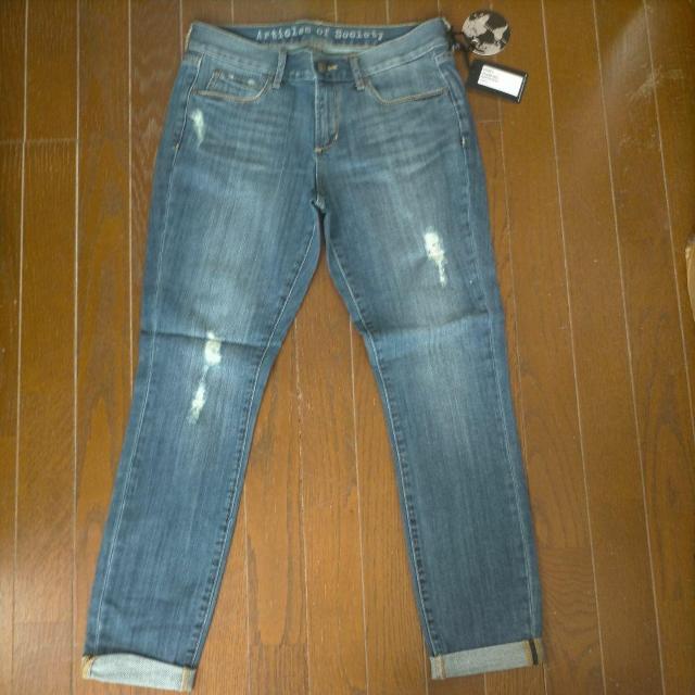 Articles of society ダメージジーンズ 25 サマーブルー新品 < 女性ファッション  Articles of society ダメージジーンズ 25 サマーブルー新品  < 女性ファッションの