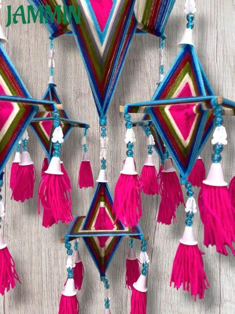 オーナメント ヒッピー カラフル ハンドメイド アジアン 飾り 吊り下げ < インテリア/ライフ オーナメント ヒッピー カラフル ハンドメイド アジアン 飾り 吊り下げ < インテリア/ライフの