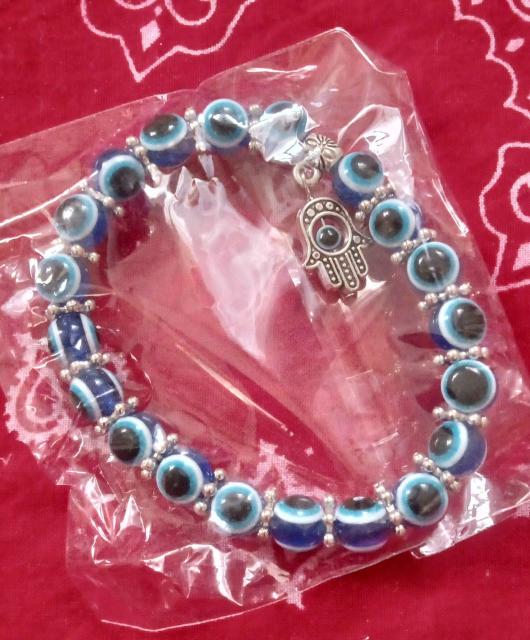 魔除け/お守り・ナザール ボンジュウ・ファティマの手ブレスレット未完封☆新品、未使用 < 女性アクセサリー/時計 魔除け/お守り・ナザール ボンジュウ・ファティマの手ブレスレット未完封☆新品、未使用 < 女性アクセサリー/時計の