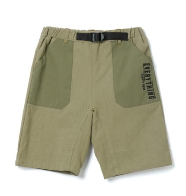 120★FUNNY STORY★バックルベルトつきハーフパンツ★新品★送料無料 < キッズ/ベビー  120★FUNNY STORY★バックルベルトつきハーフパンツ★新品★送料無料 < キッズ/ベビーの