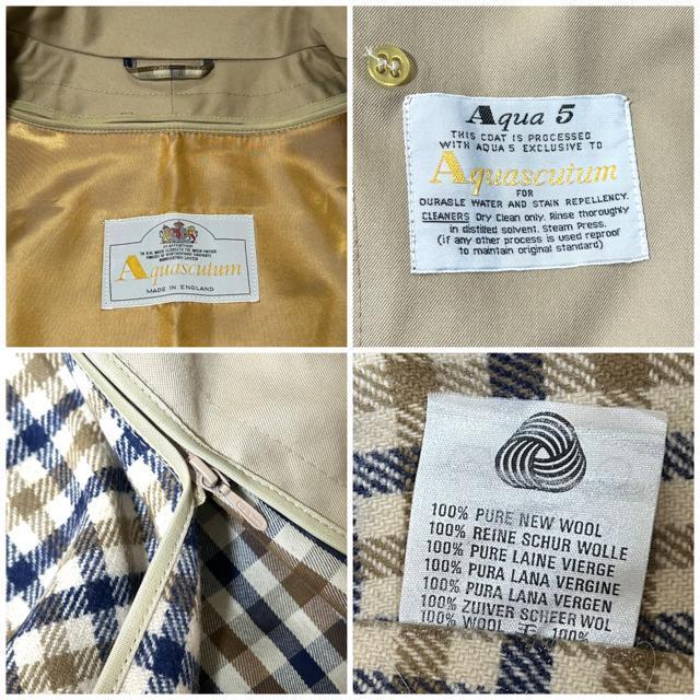 ɔi Aquascutum ANAXL[^ g`R[g Ci[t  uh 